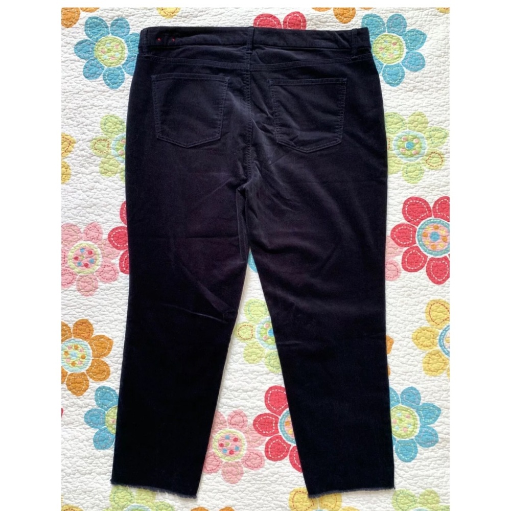 NWOT TALBOTS Petite Corduroy Raw Hem Ankle Pants - Picture 3 of 6